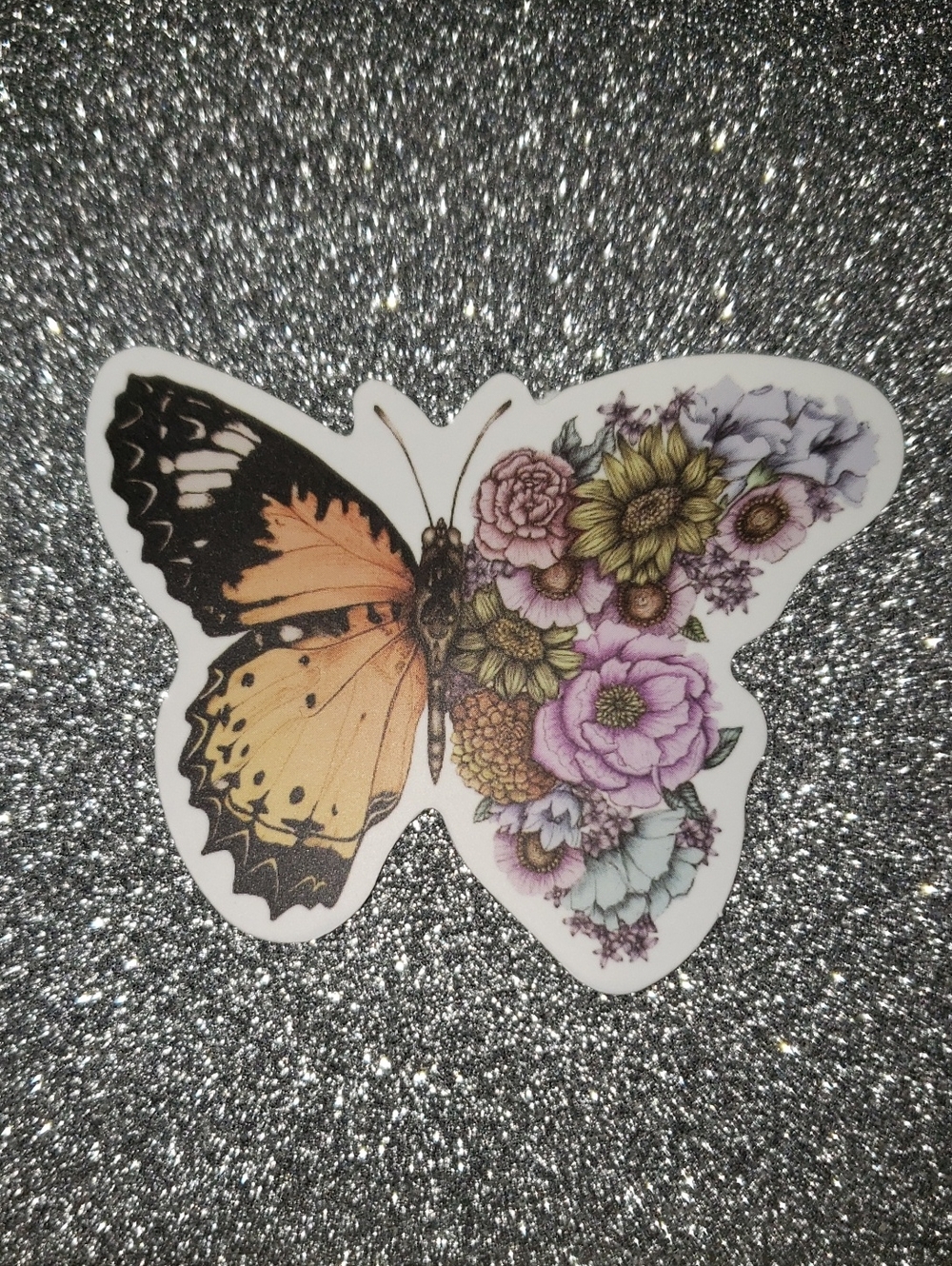 10/$10 NATURE WATERPOOF Sticker Butterfly